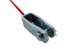 Avarinė apsauginė virvė KNOTT su karabinu 1200 mm