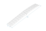 „ProPlus 390096“ sulankstomos aliuminio rampos priekaboms 220 cm 680 kg, 2 vnt. rinkinys