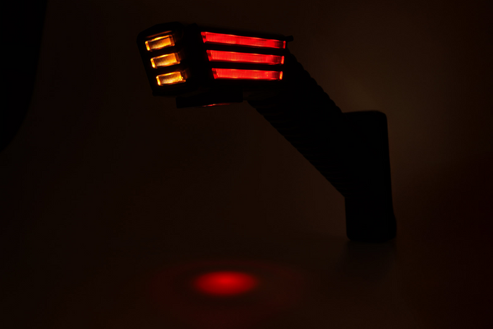 WAŚ 2552L W297.5.1 SPOT LED kairysis gabaritinis žibintas ant ilgos kojos
