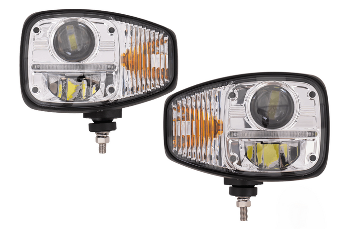 TT Technology TT.16611-L+TT.16611-P LED priekiniai žibintai, 3 funkcijos, 23xLED, 2350lm, kairė ir dešinė, skirti JCB/Cat/Manitou/Volvo/Terex