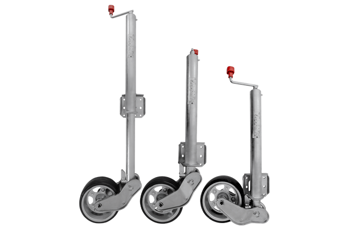 AL-KO 1223638 automatinis atraminis ratas su rankena 500kg 60mm 1010-1350mm