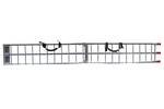 UNITRAILER ALR002 sulankstomos rampos, aliuminio rampos priekaboms, 221 cm, 680 kg, su diržu, 2 vnt. komplektas