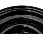 Plieninis ratlankis UNITRAILER priekabai, juodas, 4,5Jx13"H2 5x112 ET:30