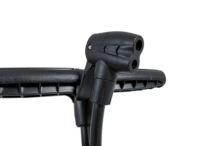 Universalus dviračio siurblys su manometru FISCHER 85580