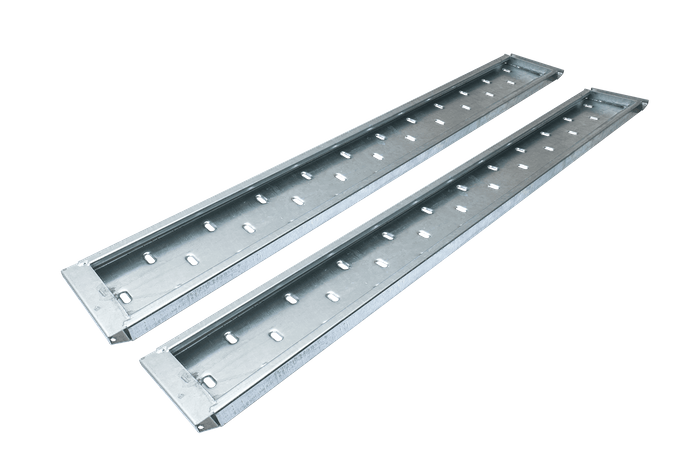 UNITRAILER rampos plieninės rampos vilkiko priekabai 250cm 1500kg rinkinys 2 vnt.