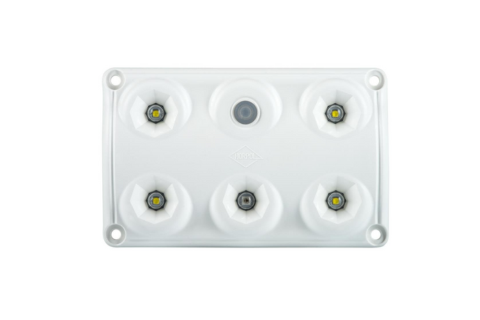 HORPOL LWD2157 LED 900lm automobilio salono žibintas su jungikliu ir raudonu diodu
