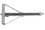 KNOTT 6X1197.007 ištraukiamas kampinis stabilizatorius priekabai 1100kg 498mm