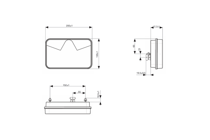 Multiled V lewa 5p. + mgła