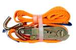 UNITRAILER 2m/35mm/2t oranžinis transportavimo diržas su įtempikliu