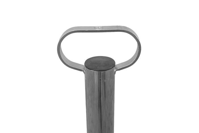 Fiksuota UNITRAILER atrama 150 kg bortinei priekabai 48 mm 755 mm