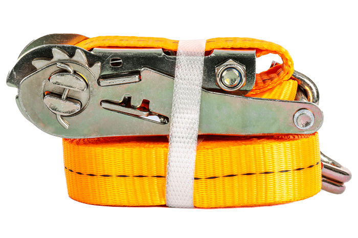 UNITRAILER 2m/50mm/5t oranžinė transportavimo juosta su įtempikliu