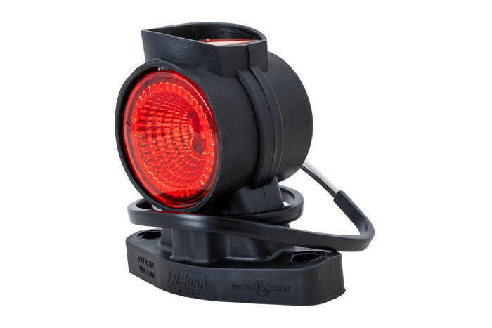 FRISTOM FT-140A LED dešinioji gabaritinė lempa ant guminės svirties