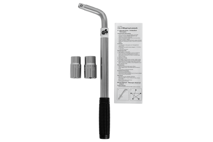 Teleskopinis raktas LAMPA SB-2 automobilio rato raktas