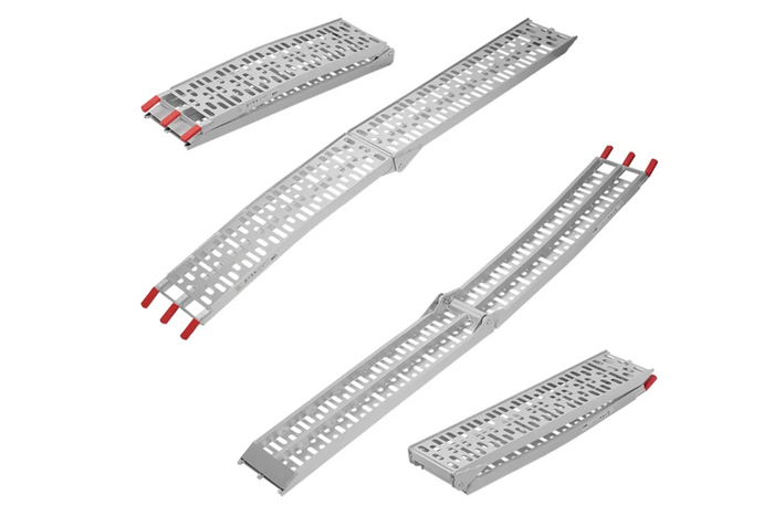 „ProPlus 390096“ sulankstomos aliuminio rampos priekaboms 220 cm 680 kg, 2 vnt. rinkinys