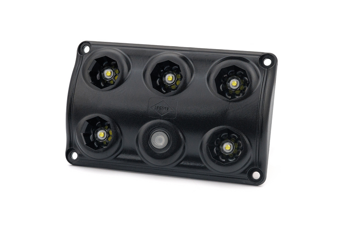 HORPOL LWD2153/CZ LED 900lm juodas automobilio salono žibintas su jungikliu