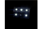 HORPOL LWD2153/CZ LED 900lm juodas automobilio salono žibintas su jungikliu